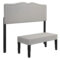 AURORA - 54''/60'' ADJ HB W/ BENCH - GREY - BEIGE