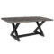ZAX - DINING TABLE - DISTRESSED GREY