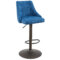 ADYSON - AIR LIFT STOOL - BLUE - SET OF 2