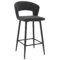 CAMILLE - 26'' COUNTER STOOL - CHARCOAL - SET OF 2
