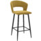 CAMILLE - 26'' COUNTER STOOL - MUSTARD - SET OF 2