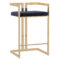 COSMO - 26'' COUNTER STOOL - BLACK - GOLD