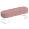 ZAMORA - BENCH - DUSTY ROSE - SILVER LEG