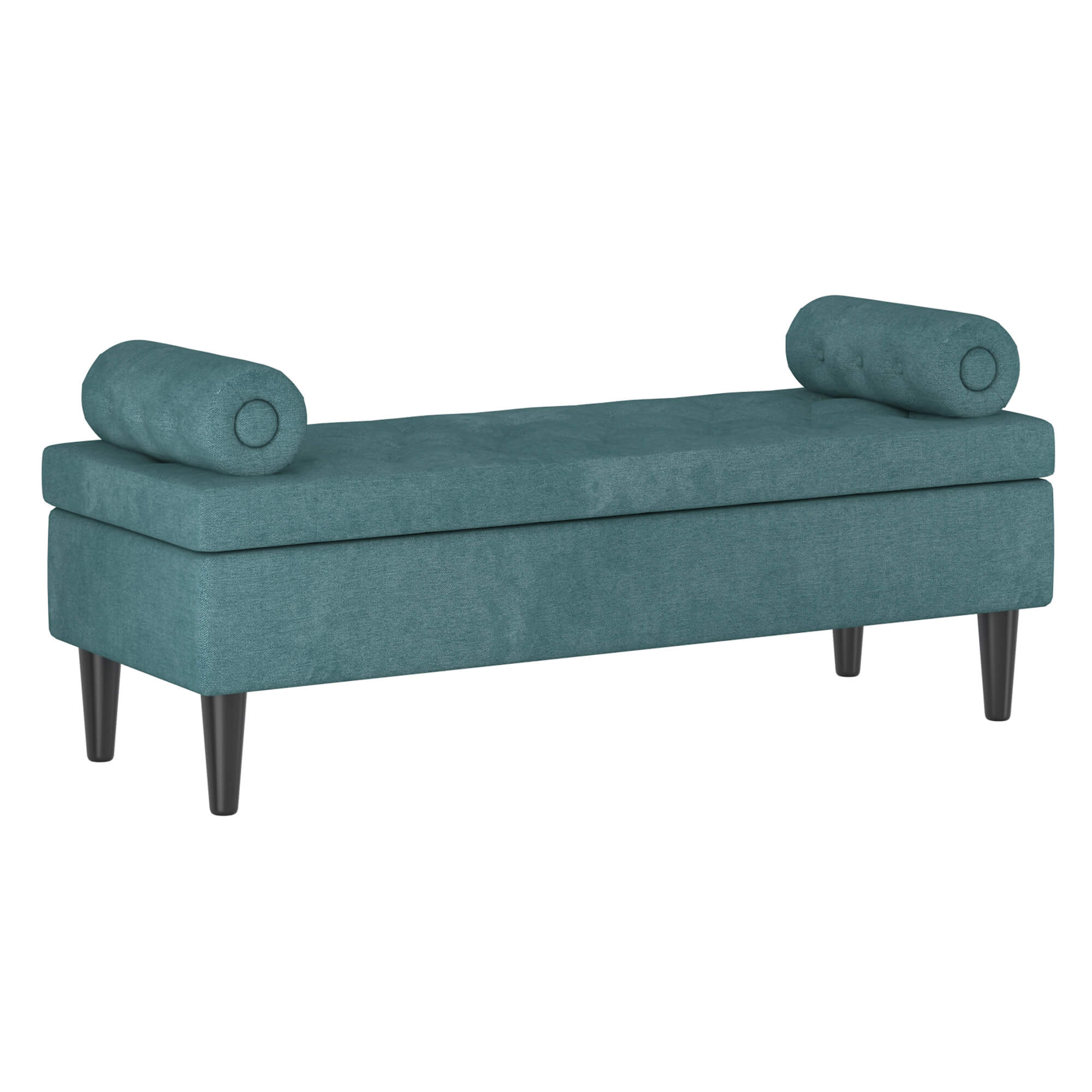 Aqua on sale storage ottoman