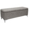 ETHEL - STORAGE OTTOMAN - GREY