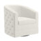 VELCI - ACCENT CHAIR - IVORY