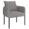 ZANA - ACCENT CHAIR - GREY - BK LEG