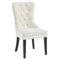 RIZZO - VELVET SIDE CHAIR - IVORY - SET OF 2