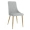 ANTOINE - SIDE CHAIR - LIGHT GREY - SET OF 2