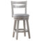 HARLO - 26'' COUNTER STOOL - GREY - SET OF 2