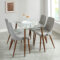 ABBOT/CORA GY - 5PC DINING SET