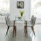 ABBOT/LYNA GY - 5PC DINING SET