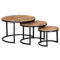 DARSH - 3PC COFFEE TABLE - WASHED GREY