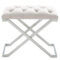 ALDO - SINGLE BENCH - IVORY - SILVER