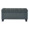 WINSTON - STORAGE OTTOMAN - GREY