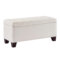 WINSTON - STORAGE OTTOMAN - WHITE