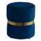 VIOLET - ROUND OTTOMAN - BLUE