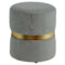 VIOLET - ROUND OTTOMAN - GREY