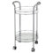 NEEMA - 2 - TIER BAR CART - CHROME