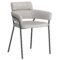 Axel Dining Chair, set of 2, in Grey and Black