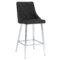 Devo 26" Counter Stool, set of 2, in Black