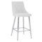 Devo 26" Counter Stool, set of 2, in White