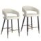 Crimson 26" Counter Stool in Beige and Black