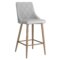 Antoine 26" Counter Stool, set of 2, in Light Grey