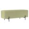 Erzo Storage Ottoman Bench in Sage and Black