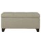 Harper Rectangular Storage Ottoman Bench in Beige