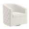Velci Accent Chair in Ivory
