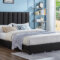 T2120 - Platform Bed w/ Storage Drawers - Black
