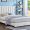 T2120 - Platform Bed w/ Storage Drawers - White