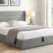 T2160 - Lift-up Storage Bed - Grey