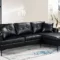 Black Storage Sectional Sofa IF-9069 RHF